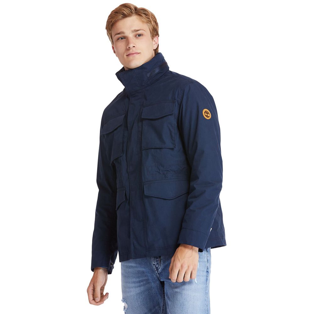 Chaquetas Timberland Hombre Snowdon Peak 3-In-1 M65 Waterproof Azul Marino - Chile FHV-280654